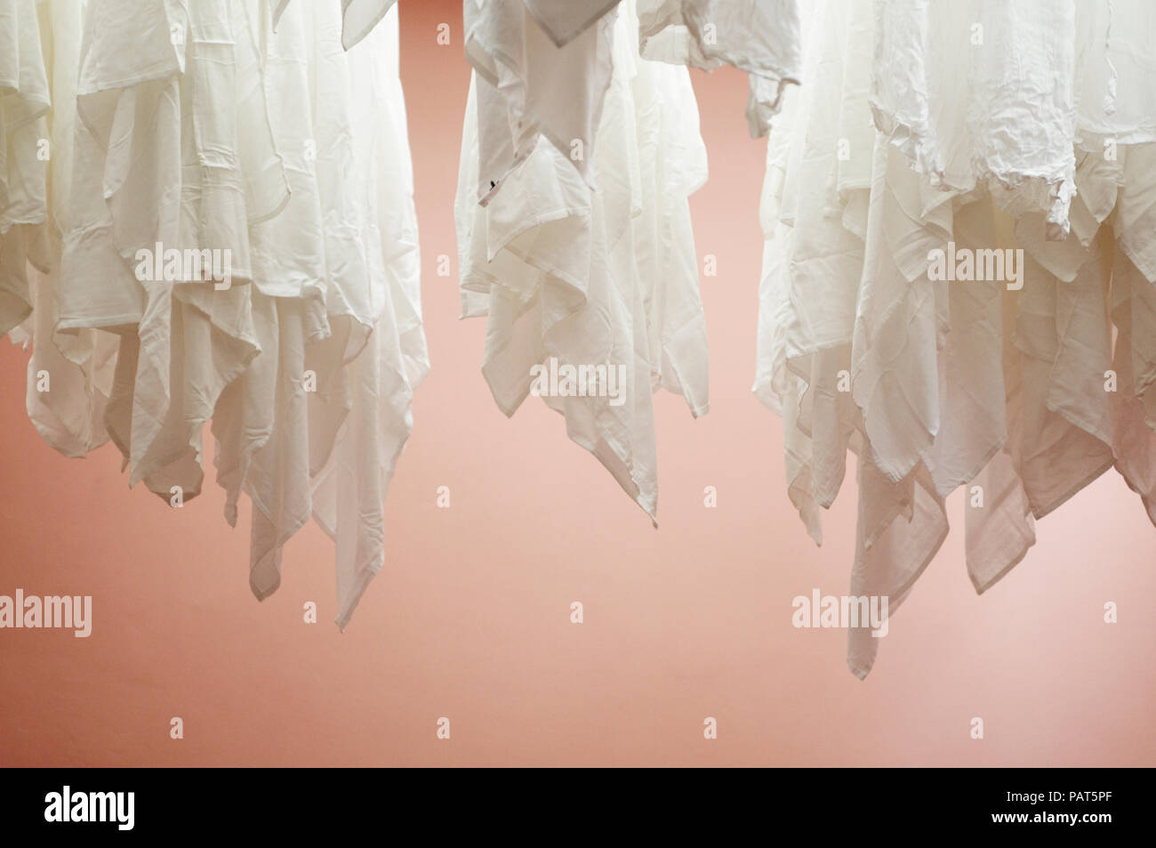 Surgical scrubs dry outside inbetween uses Stock Photo Alamy