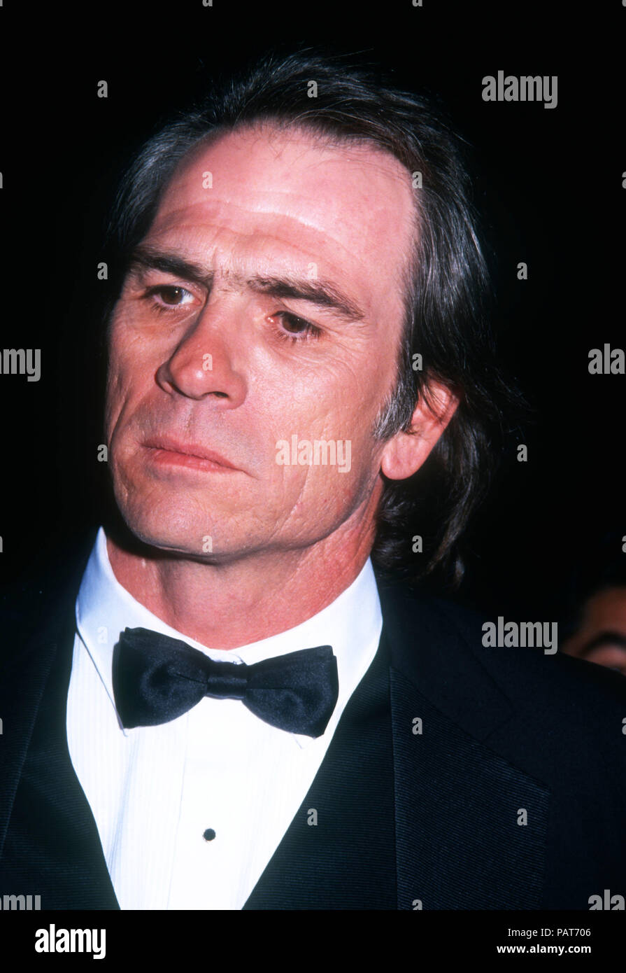 LOS ANGELES, CA - MARCH 30: Actor Tommy Lee Jones attends the 64th Annual Academy Awards on March 30, 1992 at the Dorothy Chandler Pavilion in Los Angeles, California. Photo by Barry King/Alamy Stock Photo Stock Photo