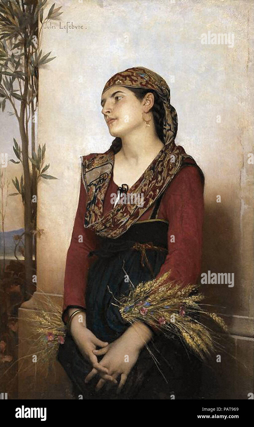 Lefebvre Jules Joseph Mediterranean Beauty Stock Photo Alamy