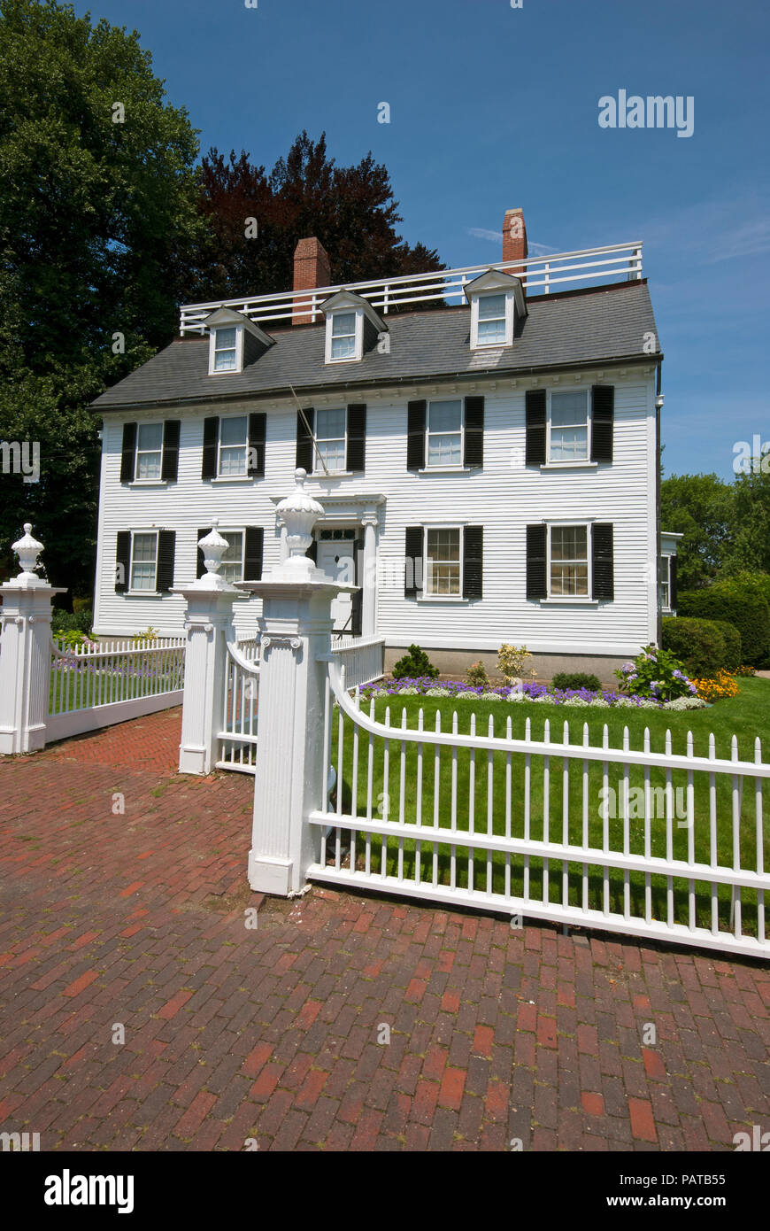 Ropes Mansion House in Salem, Essex County, Massachusetts, USA Stock