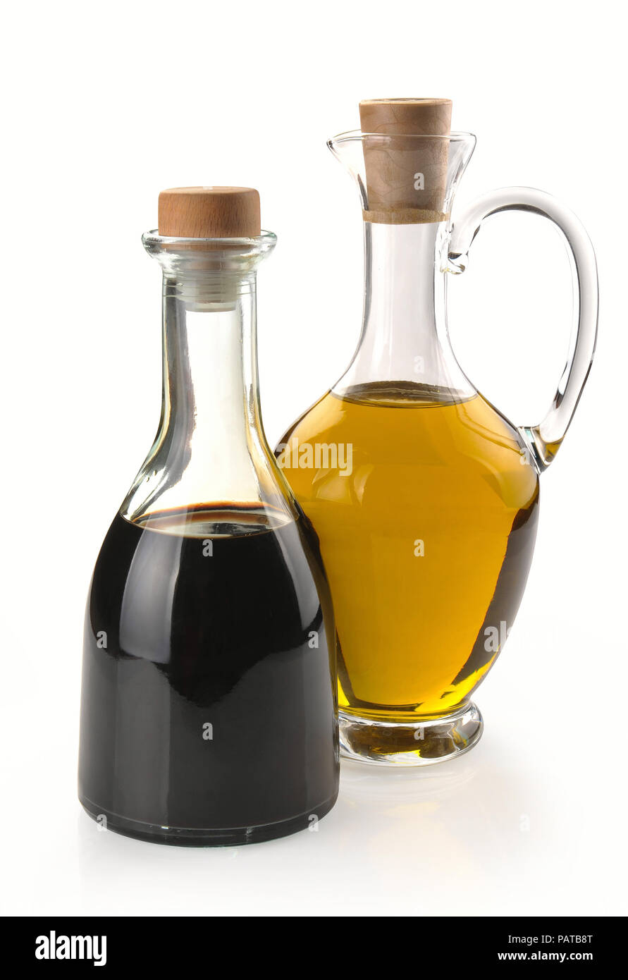 balsamic vinegar and olive oil in a glass Stock Photo Alamy