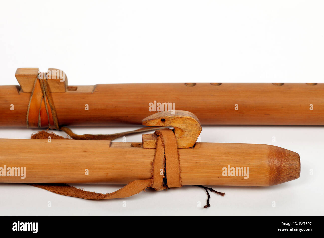 Pentatonic American Indian Bamboo Flute. Cherokee Stock Photo Alamy