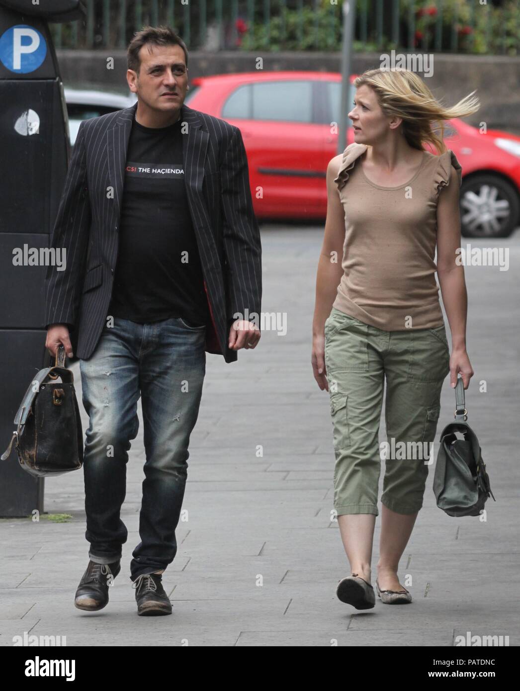 Manchester,Uk Soapstars seen spotted arriving for work at Coronation Street credit Ian Fairbrother/Alamy Stock Photos Stock Photo