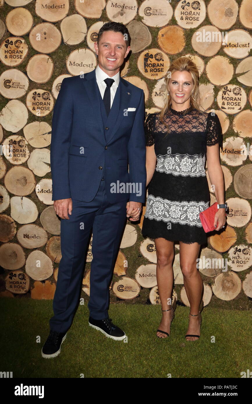 Horan & Rose Gala Dinner at The Grove Hotel, Cross, Hertfordshire Featuring: Justin Rose, Kate Phillips Where: Chandlers Cross, United Kingdom When: 23 Jun 2018 Credit: WENN.com Stock Photo - Alamy