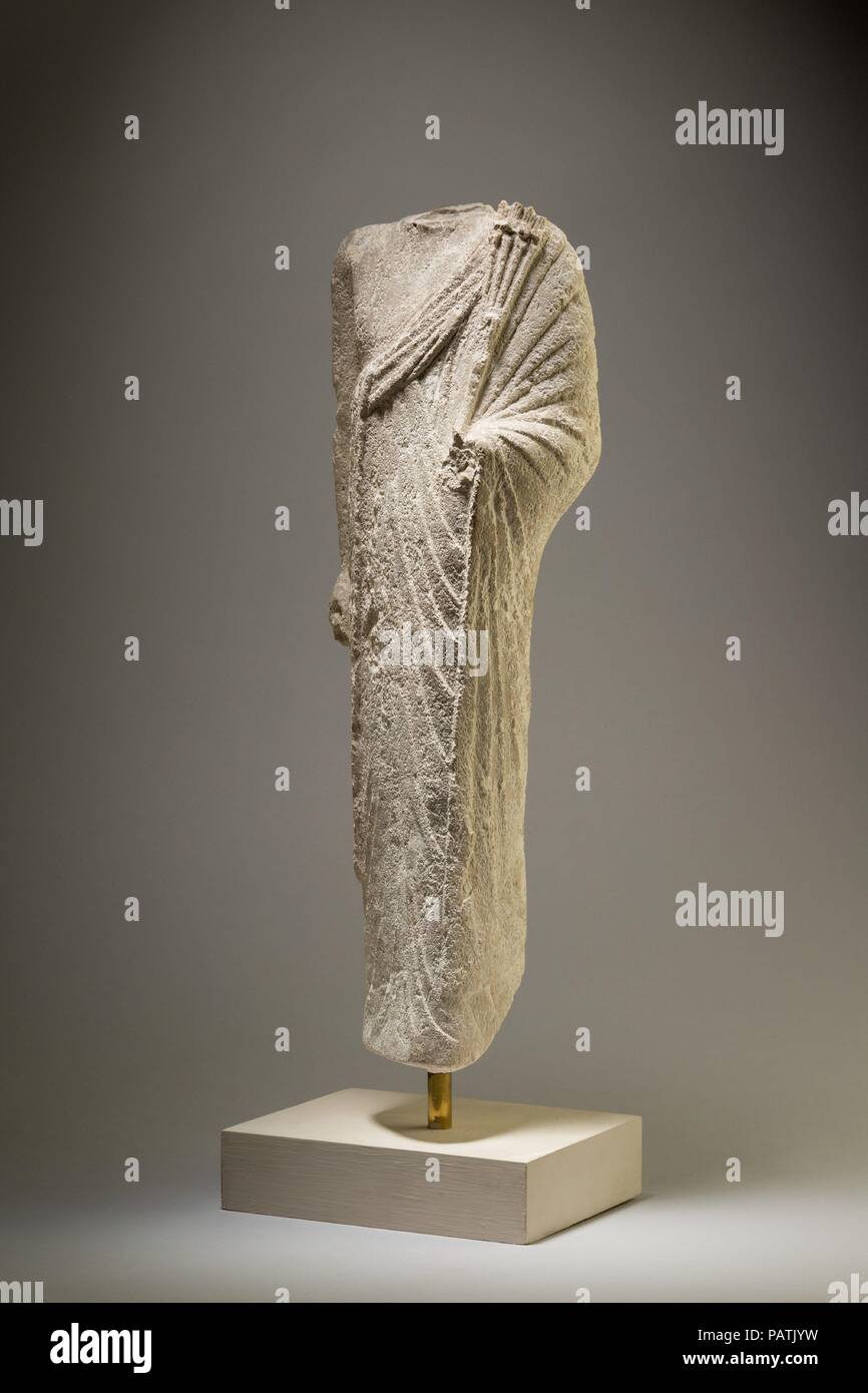Statue of Horwedja. Dimensions: H. 48.9 × W. 15 × D. 10 cm (19 1/4 × 5 7/8 × 3 15/16 in.). Date: 1st century BC. Museum: Metropolitan Museum of Art, New York, USA. Stock Photo