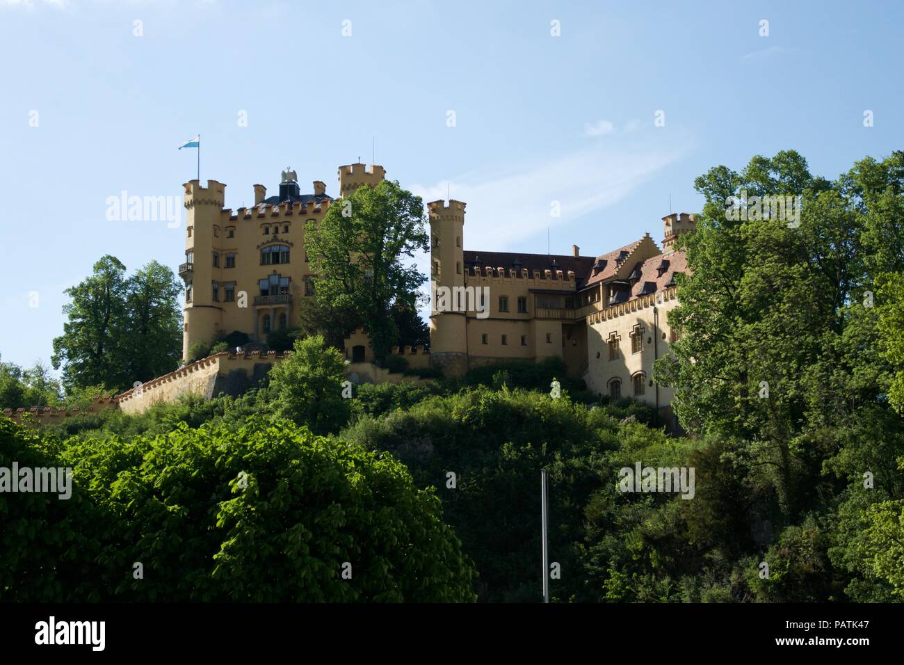 Hochschwangau and Neuschwanstein Castles Stock Photo - Alamy