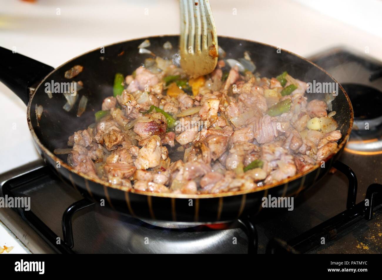 Cooking lamb meat Stock Photo - Alamy
