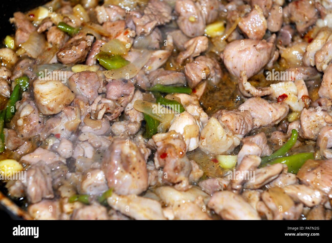 Cooking lamb meat Stock Photo - Alamy