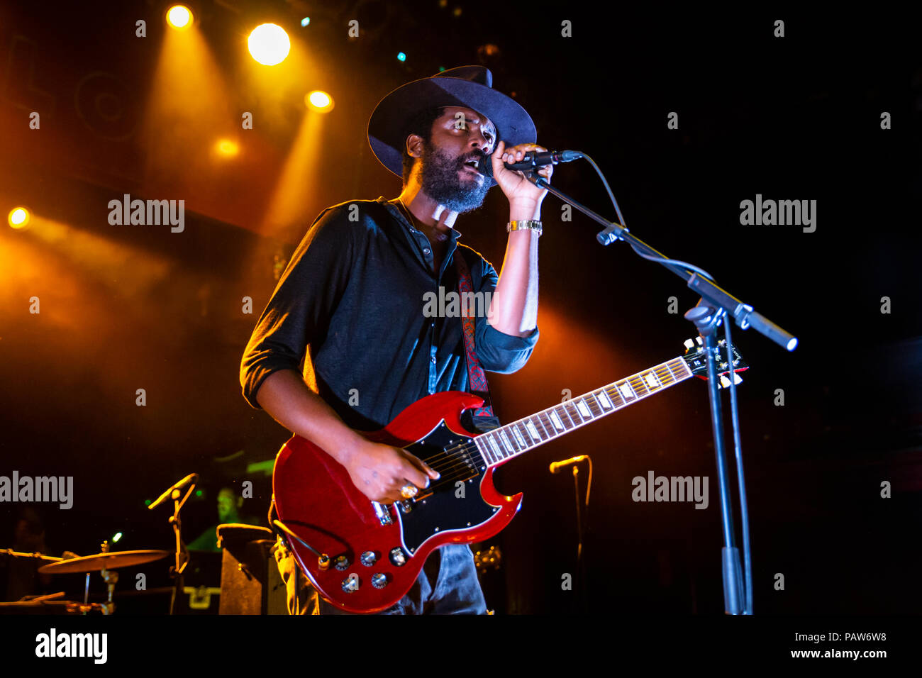 Barcelona, Spain. 24th July, 2018. Concert by Gary Clark Jr. at ...