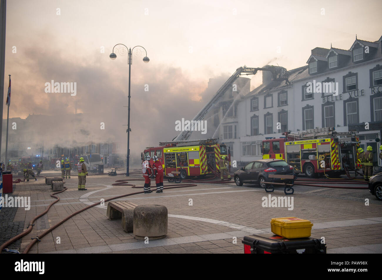 Hotel fire aberystwyth seafront hires stock photography and images Alamy
