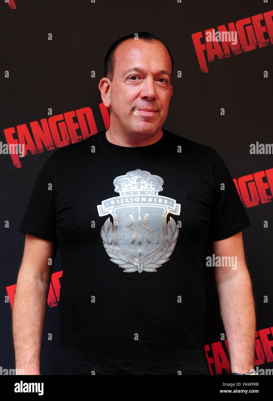 London, UK. 25th July, 2018. Terry Stone attending The UK Film Pemiere of FANGED UP at the  Prince Charces Cinema  London 25th July 2018 Credit: Peter Phillips/Alamy Live News Stock Photo