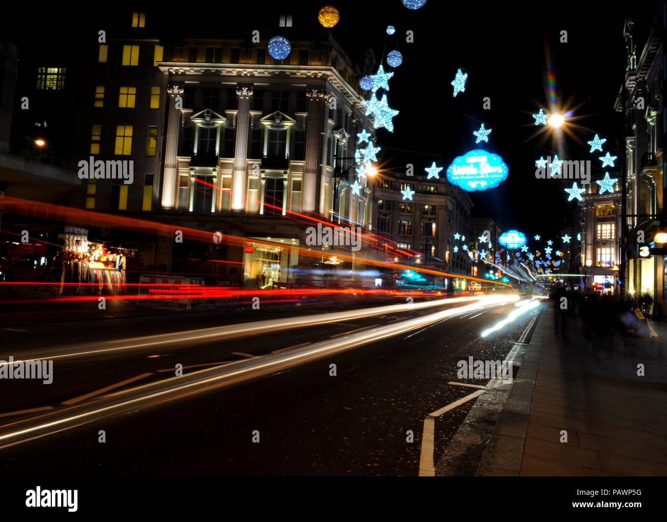 Christmas lights in Oxford Street, London, UK Stock Photo Alamy
