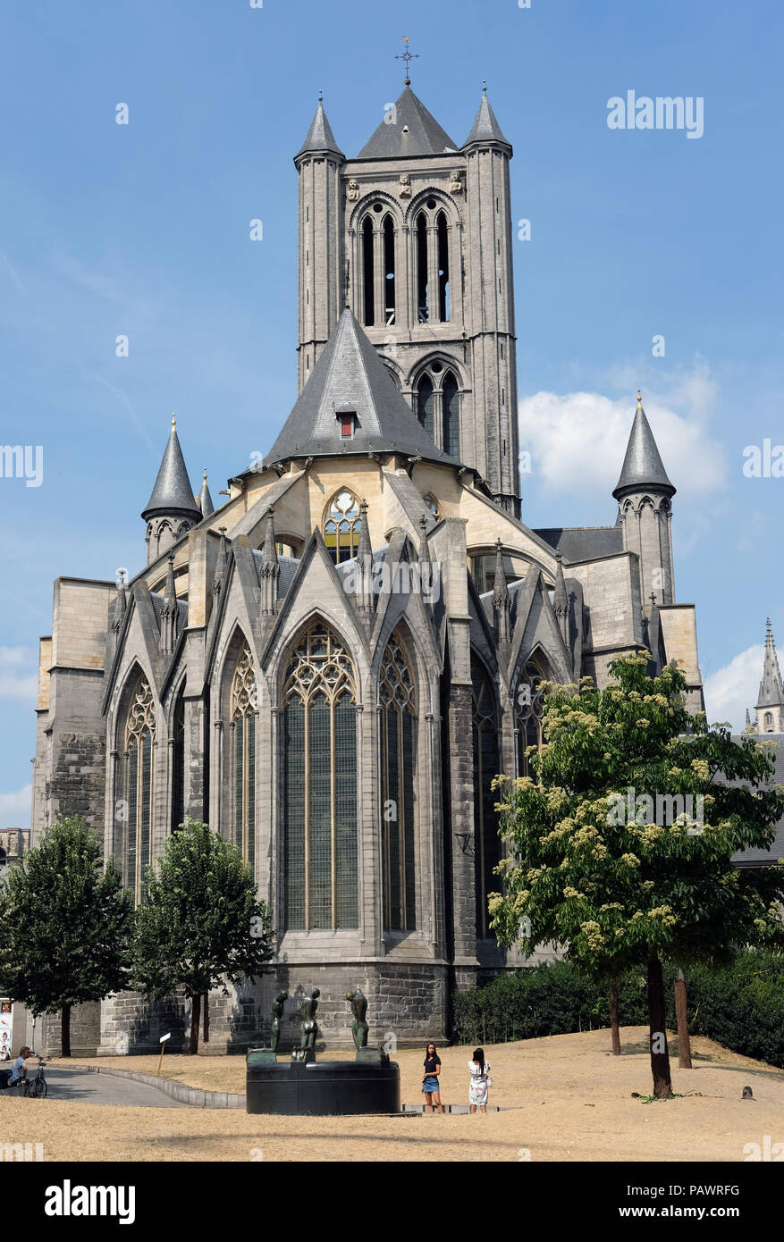 St nicholas church in ghent hi-res stock photography and images - Alamy