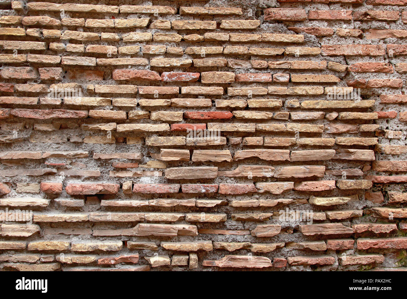 Background of anciant brick wall texture - Rome Italy Stock Photo - Alamy