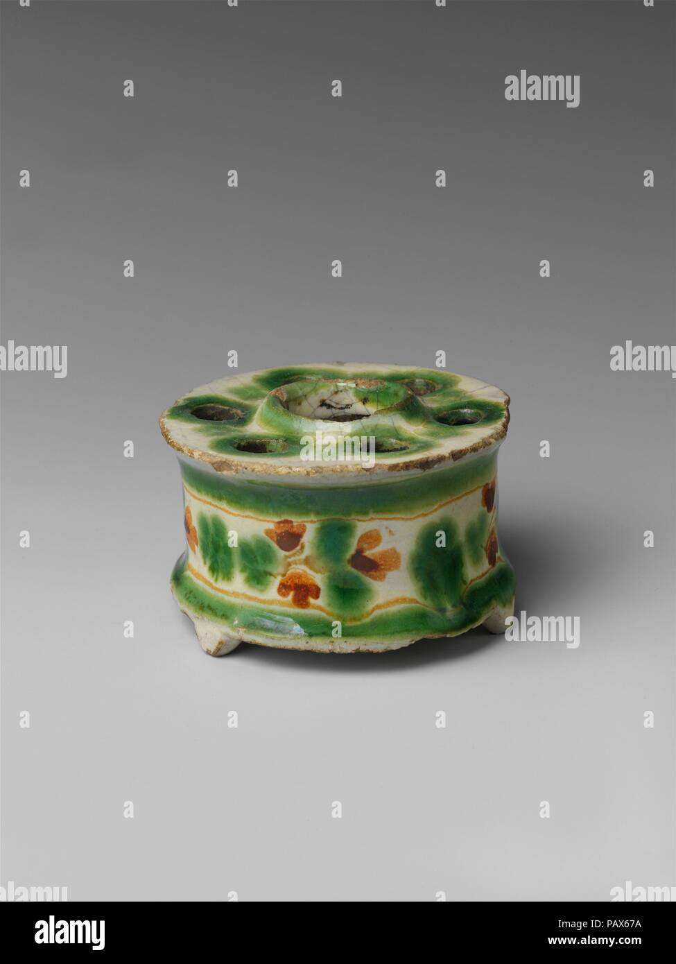 Inkwell. Culture: Mexican. Dimensions: Diam. 3 1/2 in. (8.9 cm). Date ...