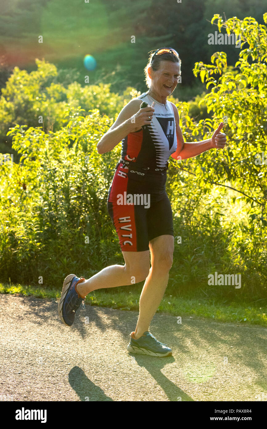 HVTC Summer Tri Series Race #2 Stock Photo