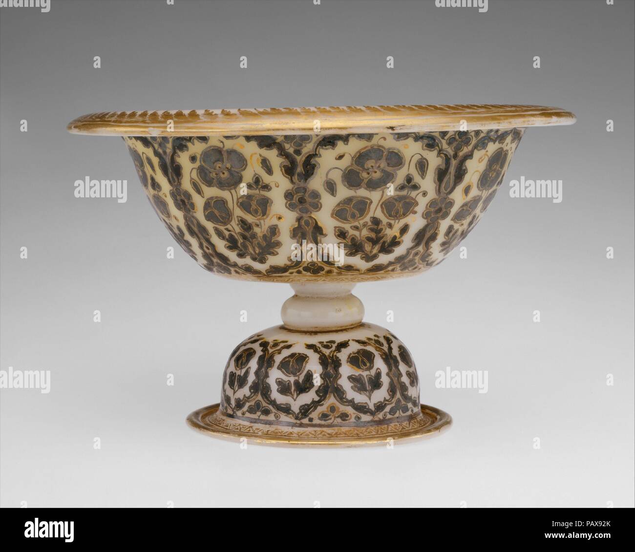 Footed Bowl and Plate. Dimensions: Bowl - H. 4 3/4 in. (12.1 cm) W. 8 in.  (20.3 cm) Dish - Diam. 10 in. (25.4 cm). Date: first half 18th century. Of  all