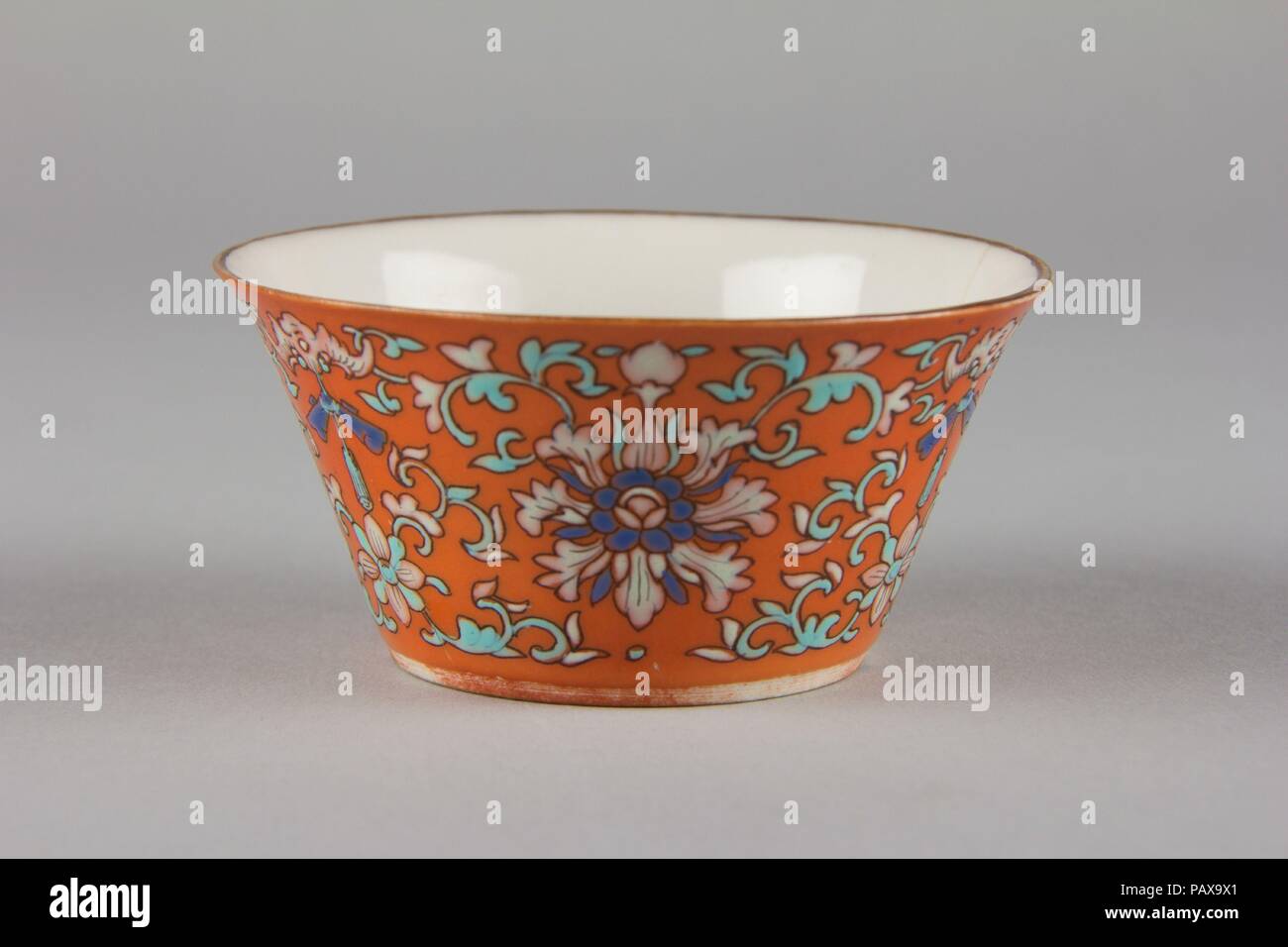 Cup (from a set of eight). Culture: China. Dimensions: H. 1 3/4 in. (4.4  cm); W. 3 1/2 in. (8.9 cm). Date: late 18th-first half of the 19th century.  Museum: Metropolitan Museum