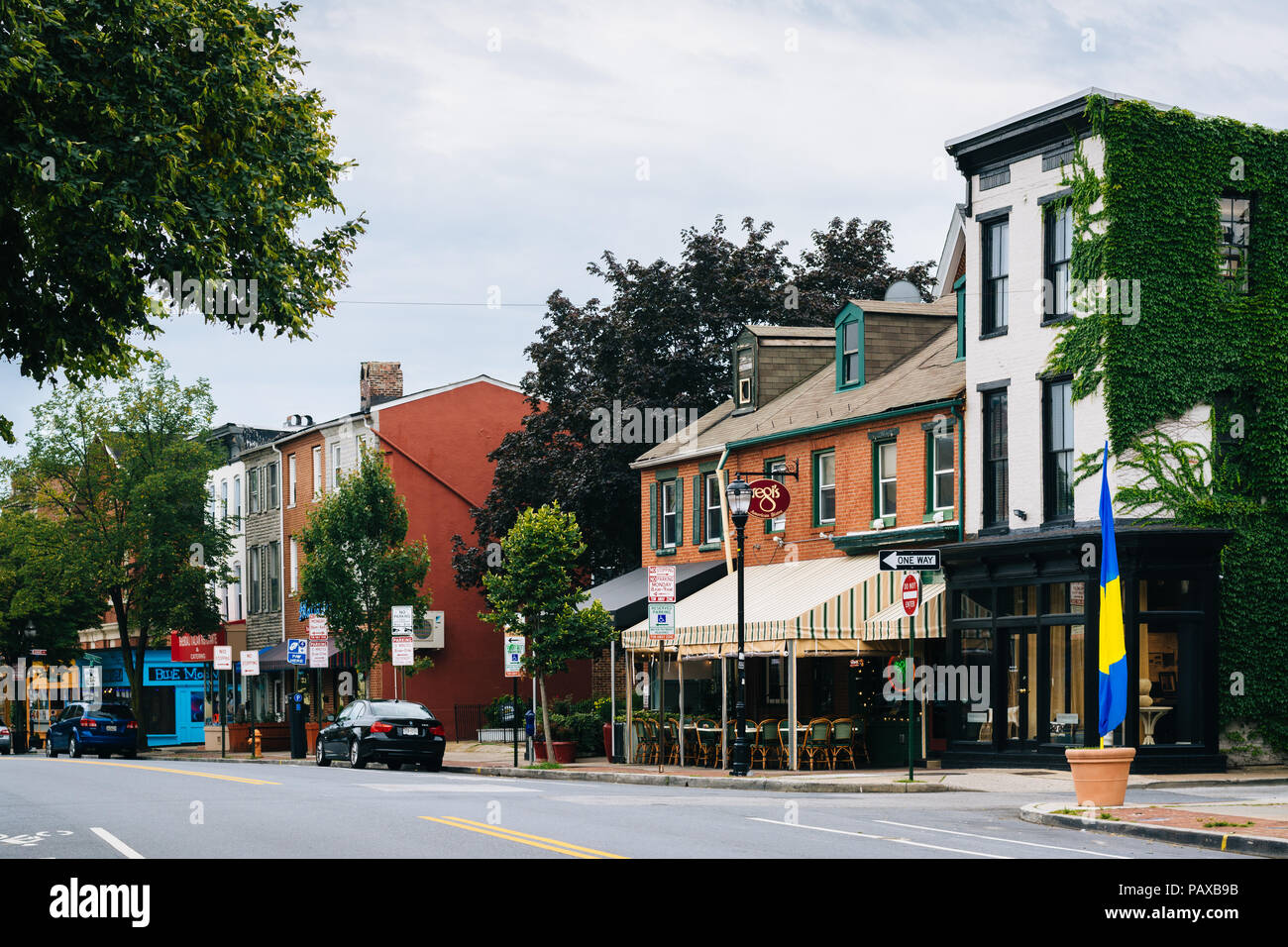 Light Street, in Federal Hill, Baltimore, Maryland Stock Photo Alamy