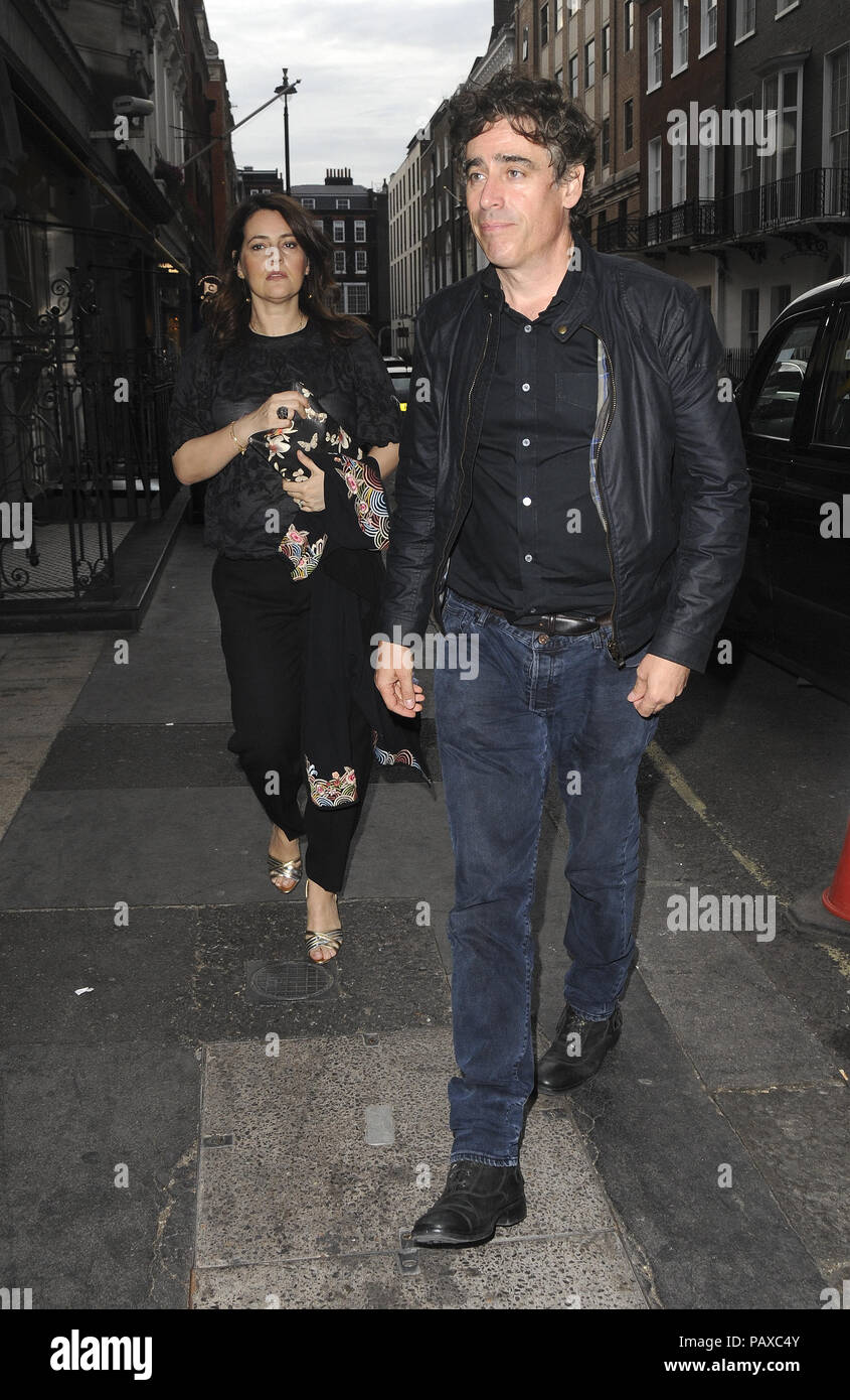 Stephen Mangan And Wife Holby City Star Louise Delamere Seen Arriving stephen-mangan-and-wife-holby-city-star-louise-delamere-seen-arriving