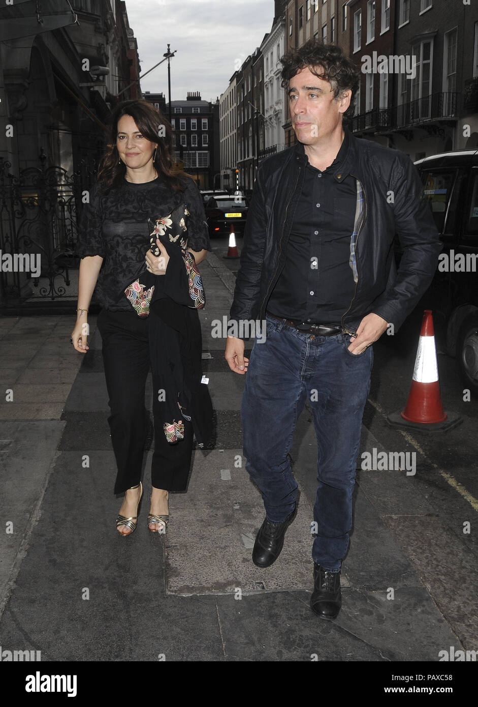Stephen Mangan And Wife Holby City Star Louise Delamere Seen Arriving stephen-mangan-and-wife-holby-city-star-louise-delamere-seen-arriving