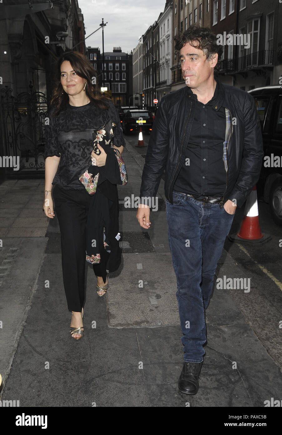 Stephen Mangan And Wife Holby City Star Louise Delamere Seen Arriving stephen-mangan-and-wife-holby-city-star-louise-delamere-seen-arriving