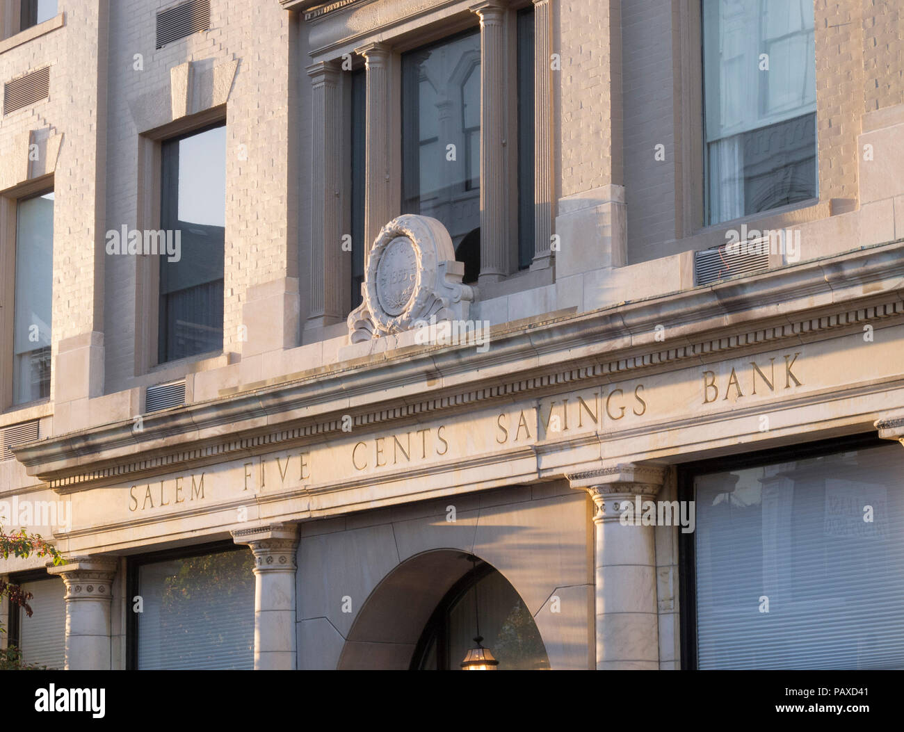 Salem Five Cents Savings Bank Stock Photo Alamy