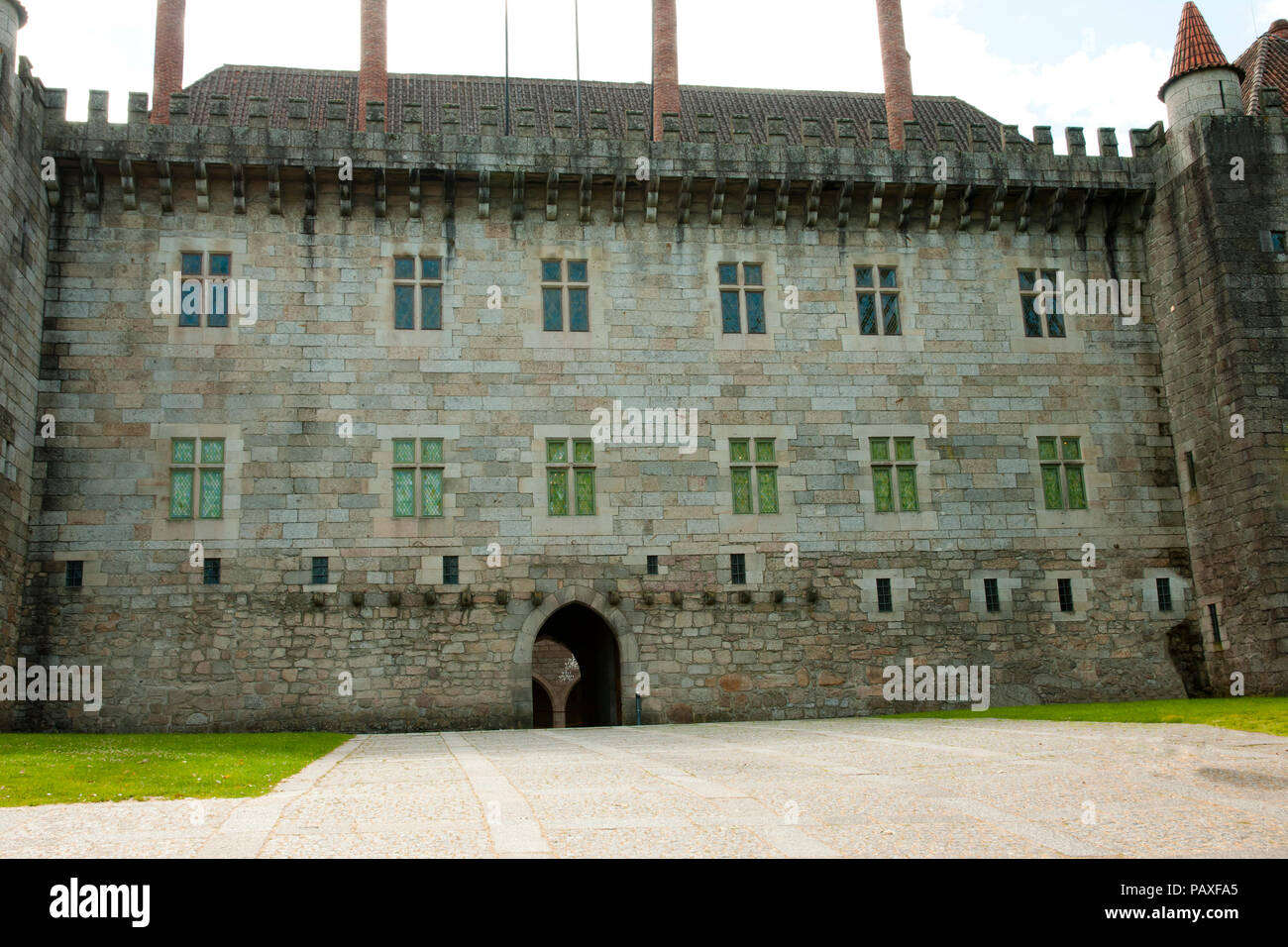 Palace of the Dukes of Braganza - Guimaraes - Portugal Stock Photo