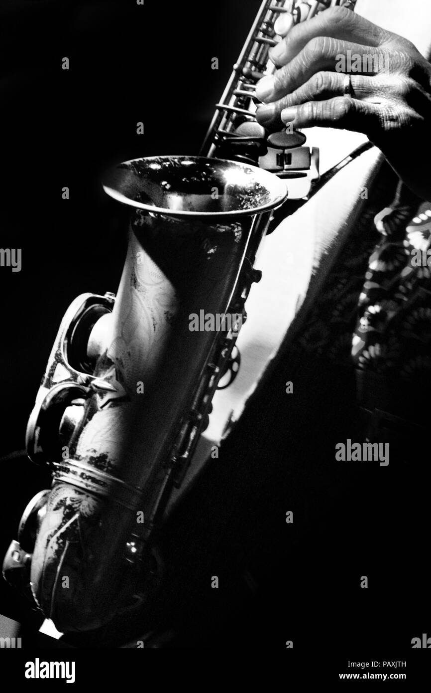 Saxophone Stock Photo