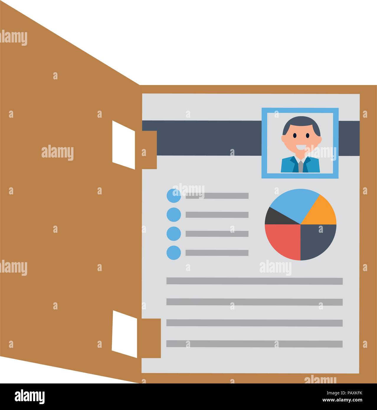 curriculum vitae isolated icon vector illustration design Stock Vector ...