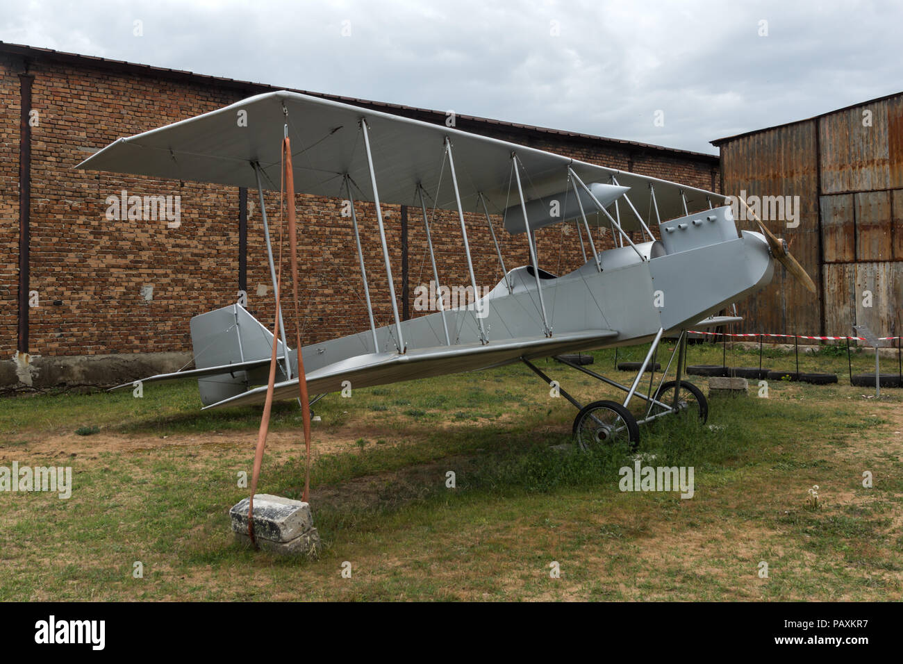 KRUMOVO, PLOVDIV, BULGARIA - 29 APRIL 2017: Aviation Museum near Plovdiv Airport, Bulgaria Stock Photo