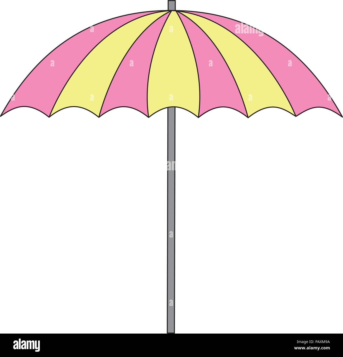 beach umbrella isolated icon Stock Vector Image & Art - Alamy
