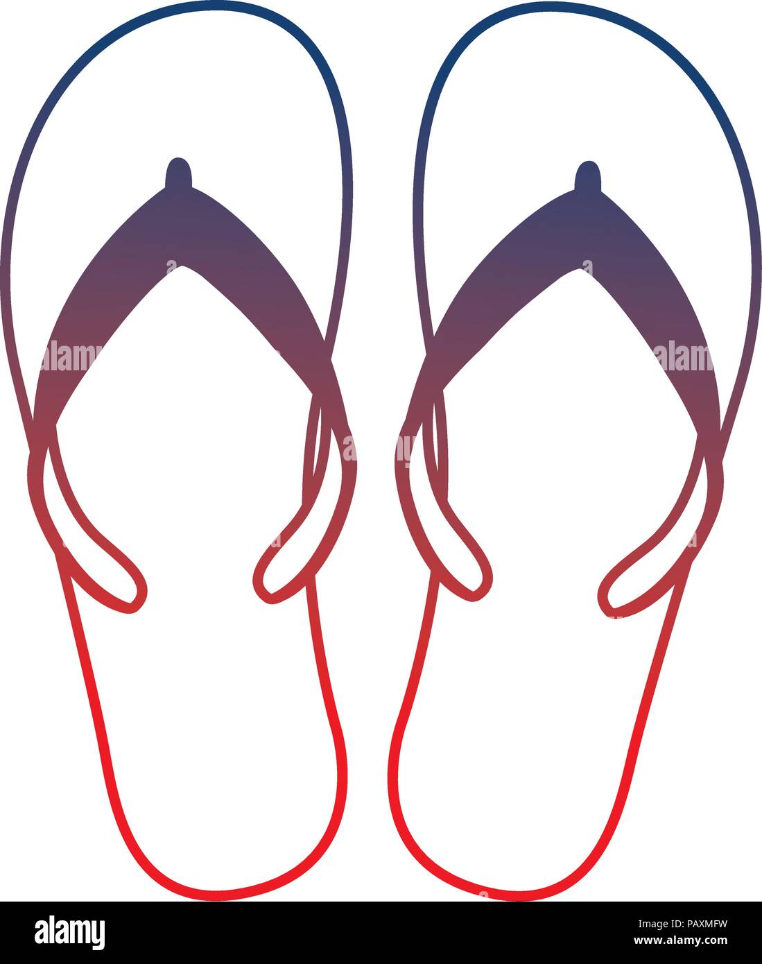 flip flops beach acessory Stock Vector Image & Art - Alamy