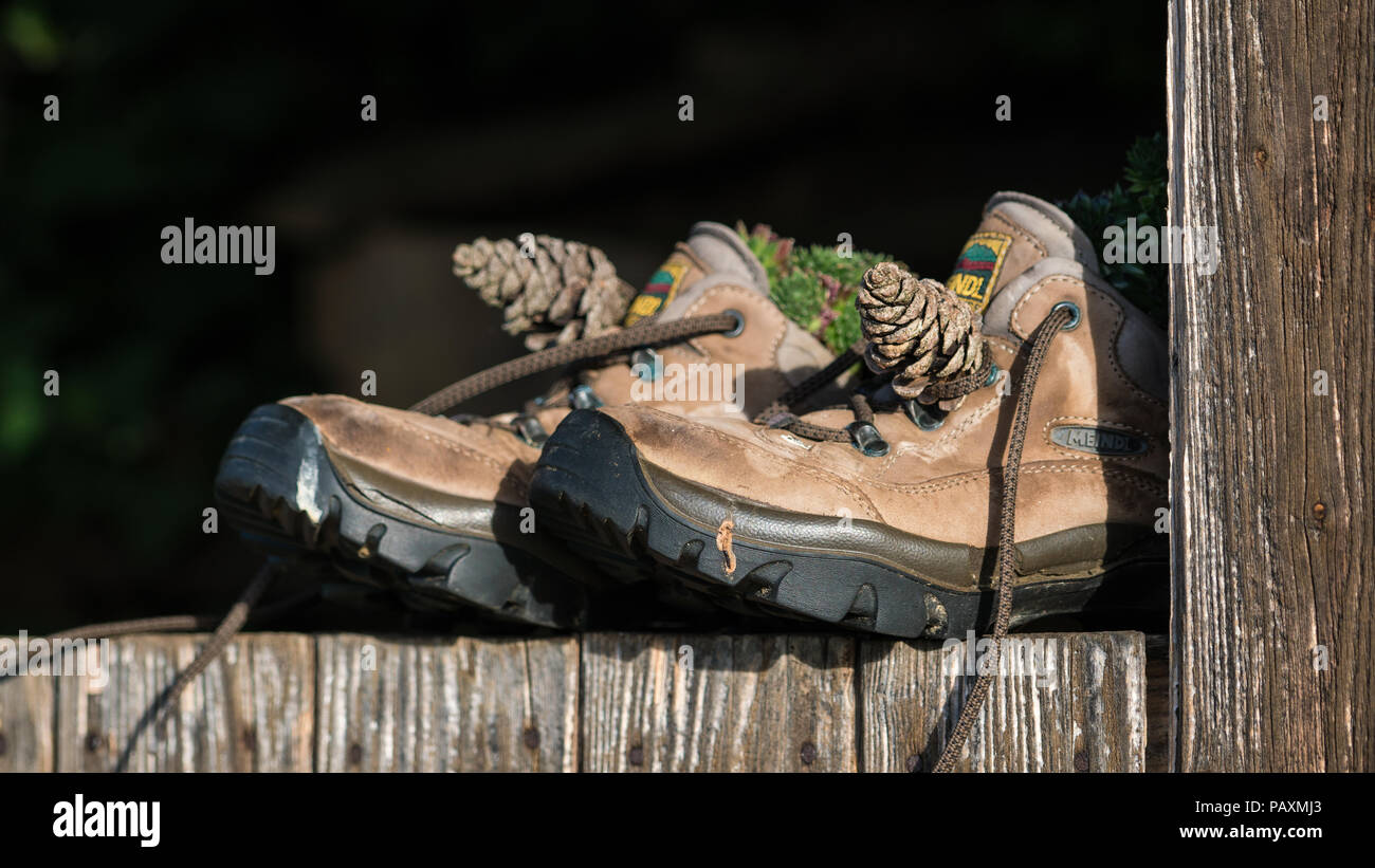 Hiking Boots Stock Photo