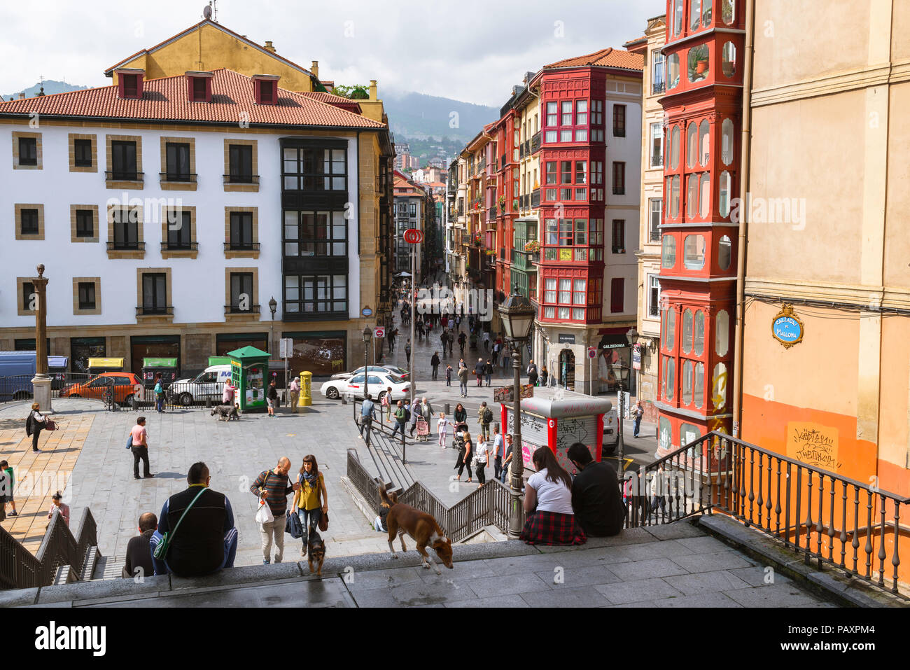 Bilbao old town hi-res stock photography and images - Alamy
