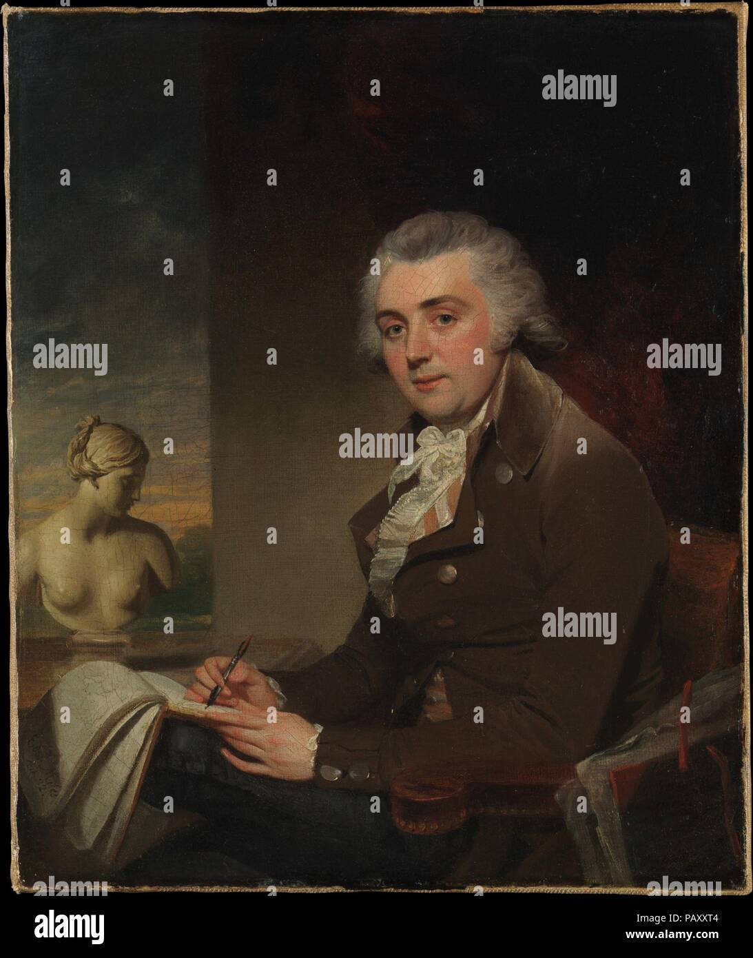 Edward Miles (1752-1828). Artist: Sir William Beechey (British, Burford, Oxfordshire 1753-1839 Hampstead). Dimensions: 11 7/8 x 9 7/8 in. (30.2 x 25.1 cm). Museum: Metropolitan Museum of Art, New York, USA. Stock Photo