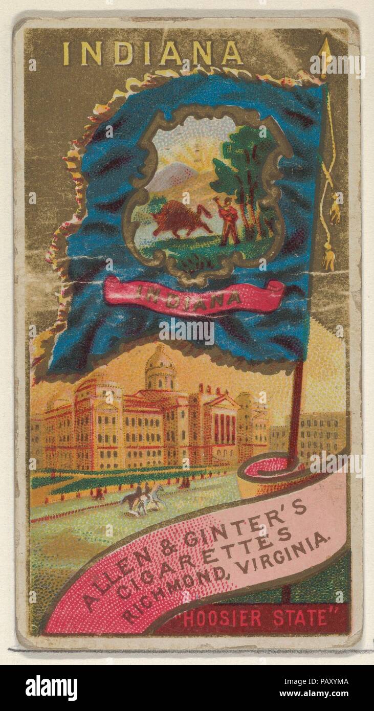 Indiana From Flags Of The States And Territories N11 For Allen