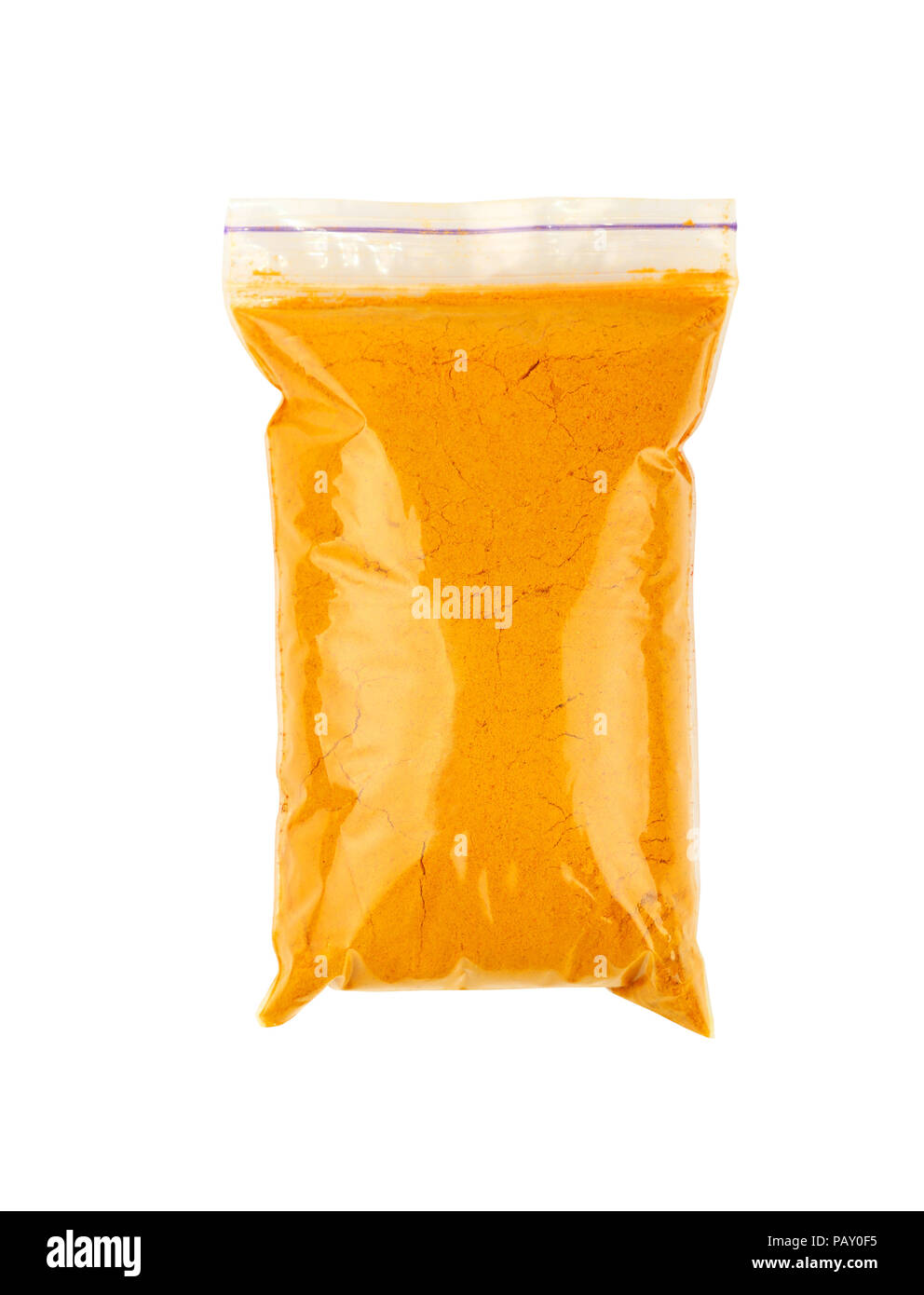 Download Close Up One Plastic Zip Lock Bag Full Of Yellow Turmeric Powder Spice Isolated On White Background Stock Photo Alamy Yellowimages Mockups