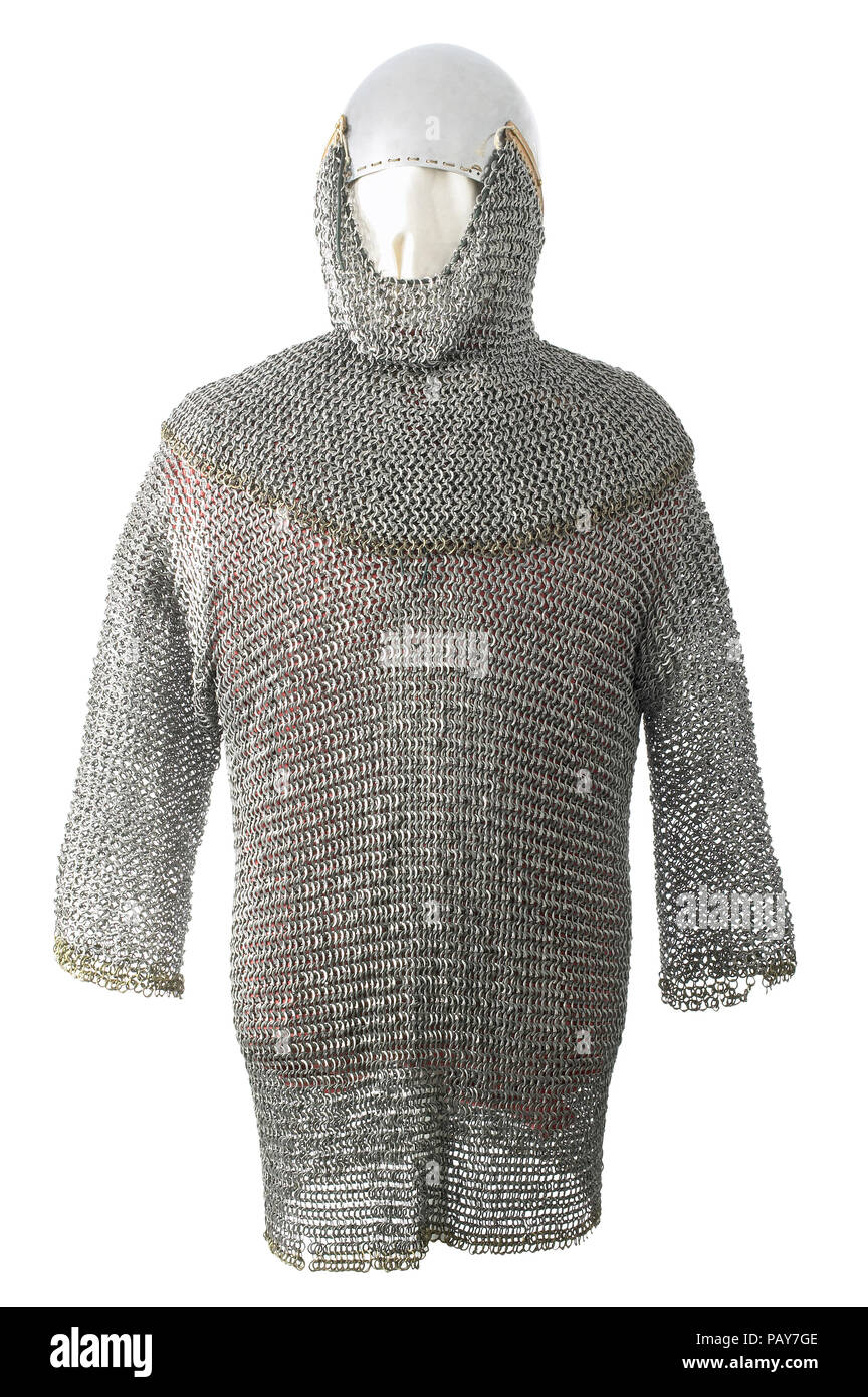 Mail shirt traditionally of Rudolph IV of Hapsburg, Duke of Austria, Carinthia and Ferrette (1339-1365). German, mid-14th century Stock Photo