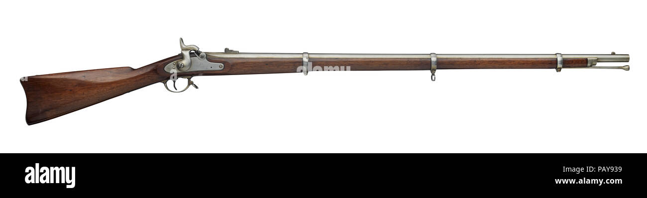 Colt percussion muzzle-loading military musket musket, Model 1861 Stock Photo