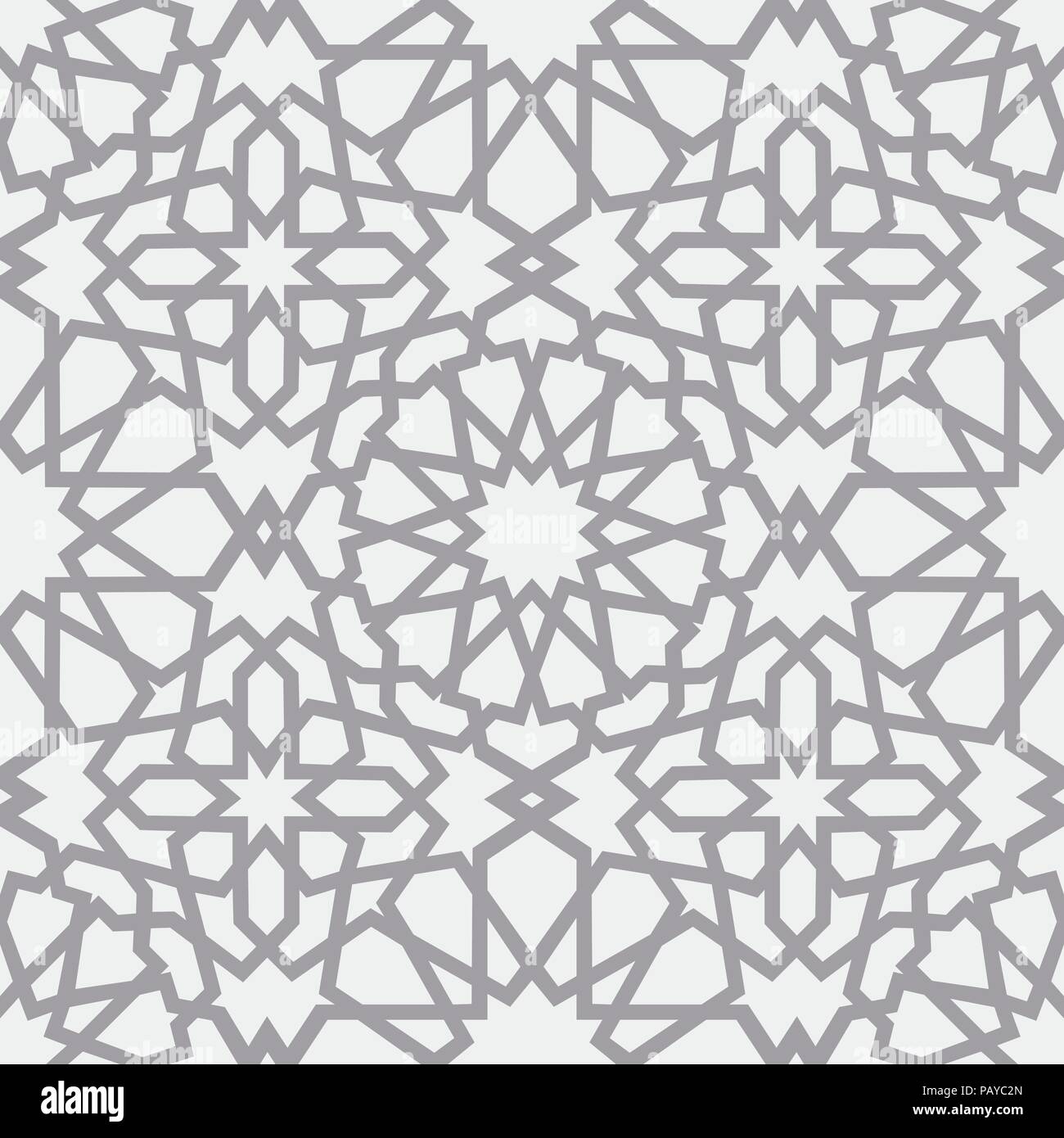 Islamic pattern . Seamless arabic geometric pattern, east ornament, indian ornament, persian motif, 3D. Endless texture can be used for wallpaper, pattern fills, web page background . Stock Vector