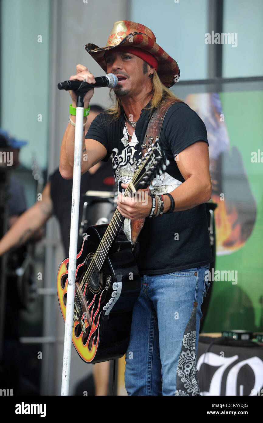 NEW YORK, NY - JULY 10: Musician Bret Michaels Poses For A Photograph ...