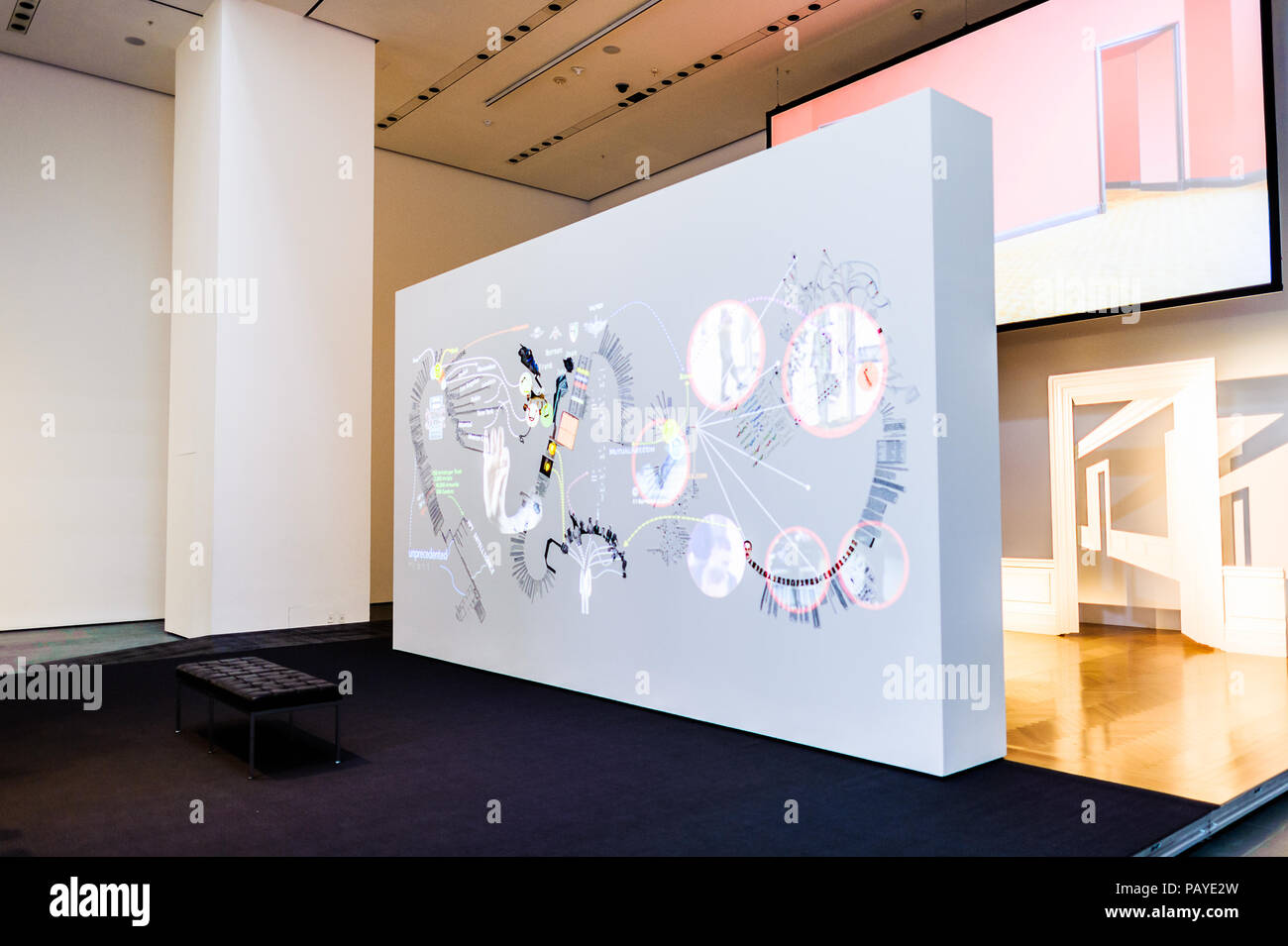 Go Moma NEW YORK, USA - OCT 8, 2015: Interior of the Museum of Modern Art (MoMA ...