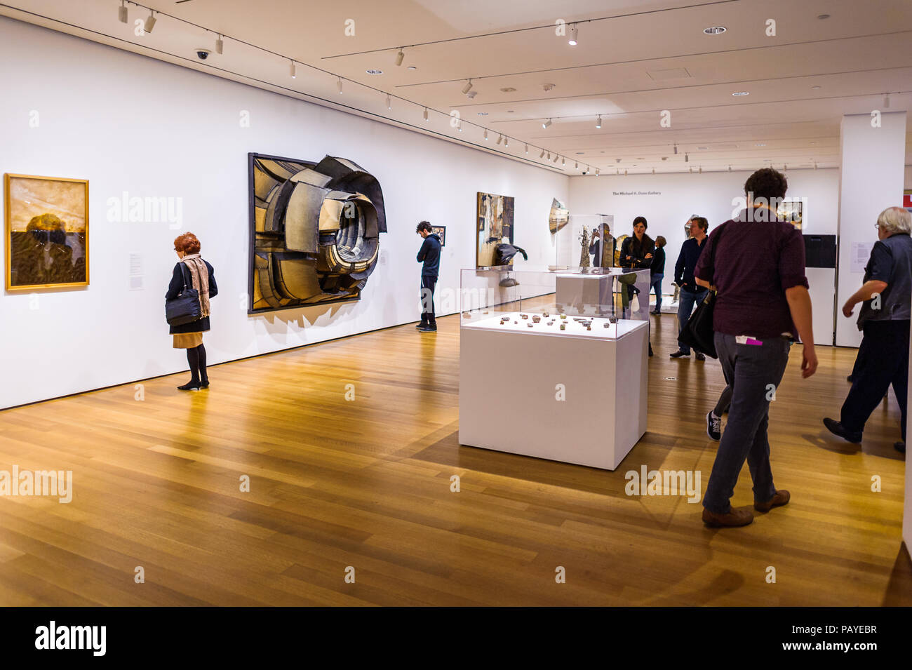 Musée Moma NEW YORK, USA - OCT 8, 2015: Interior of the Museum of Modern Art (MoMA ...