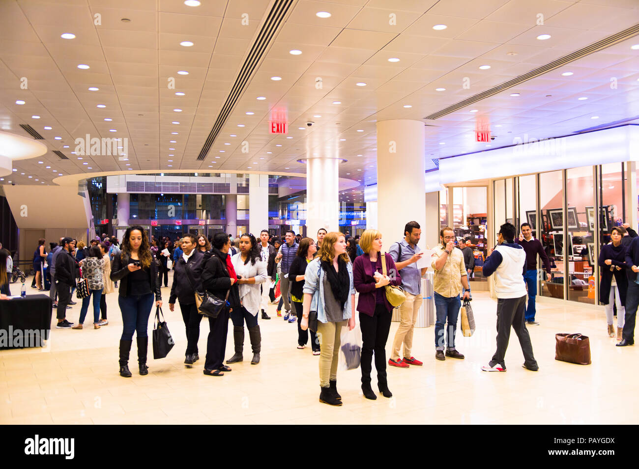 New York Usa Oct 8 2015 Interior Of The Madison Square Garden
