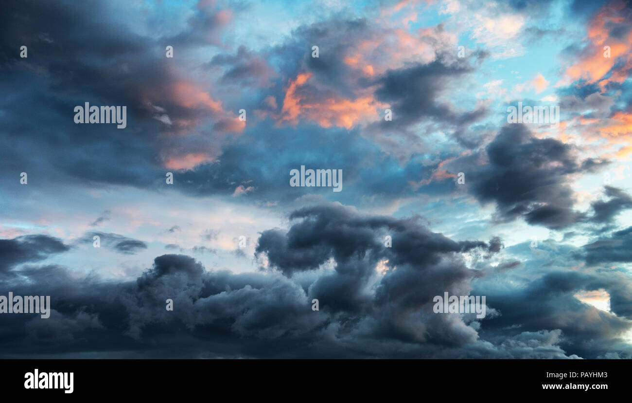 Dramatic sky with stormy clouds Stock Photo - Alamy