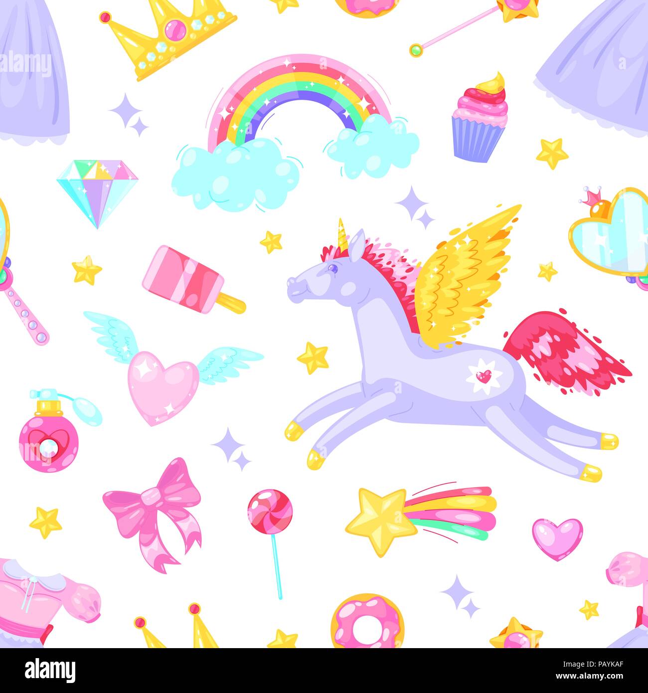 Cute seamless pattern Stock Vector Image & Art - Alamy