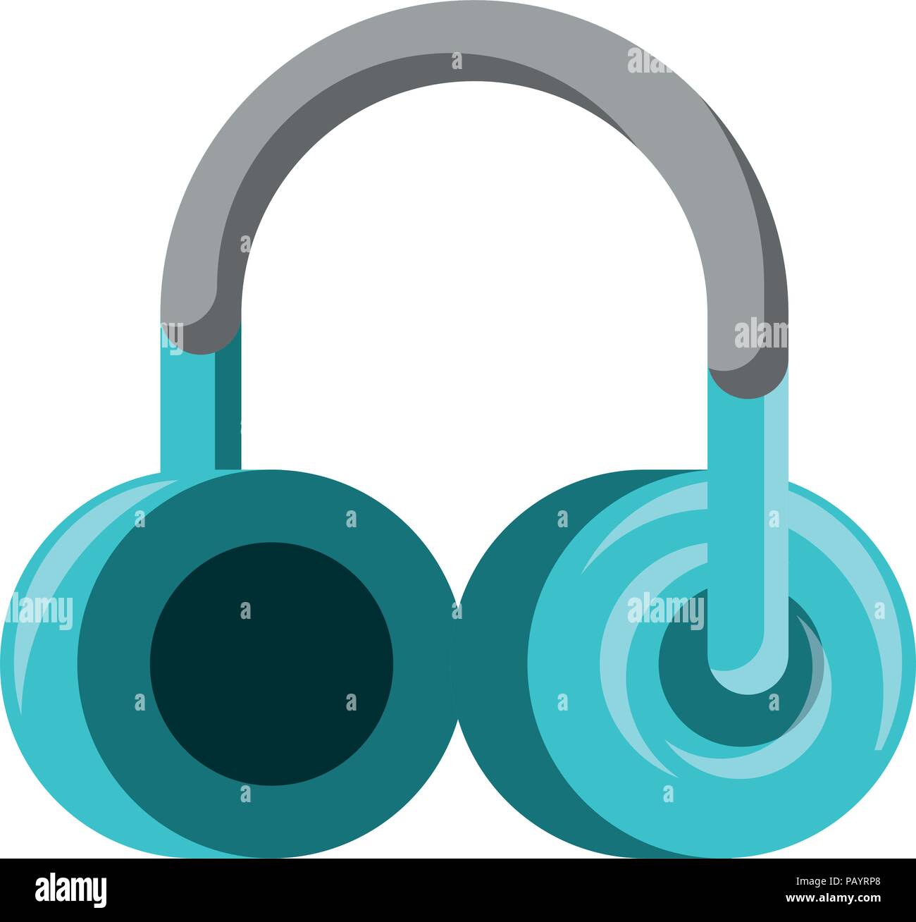 headphones icon over white background, vector illustration Stock Vector ...
