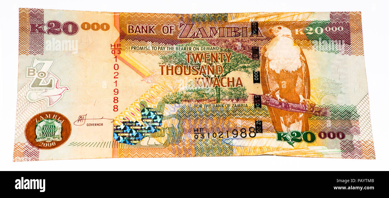20000 Zambian Kwach Bank Note Zambian Kwacha Is The National Currency 20000-zambian-kwach-bank-note-zambian-kwacha-is-the-national-currency