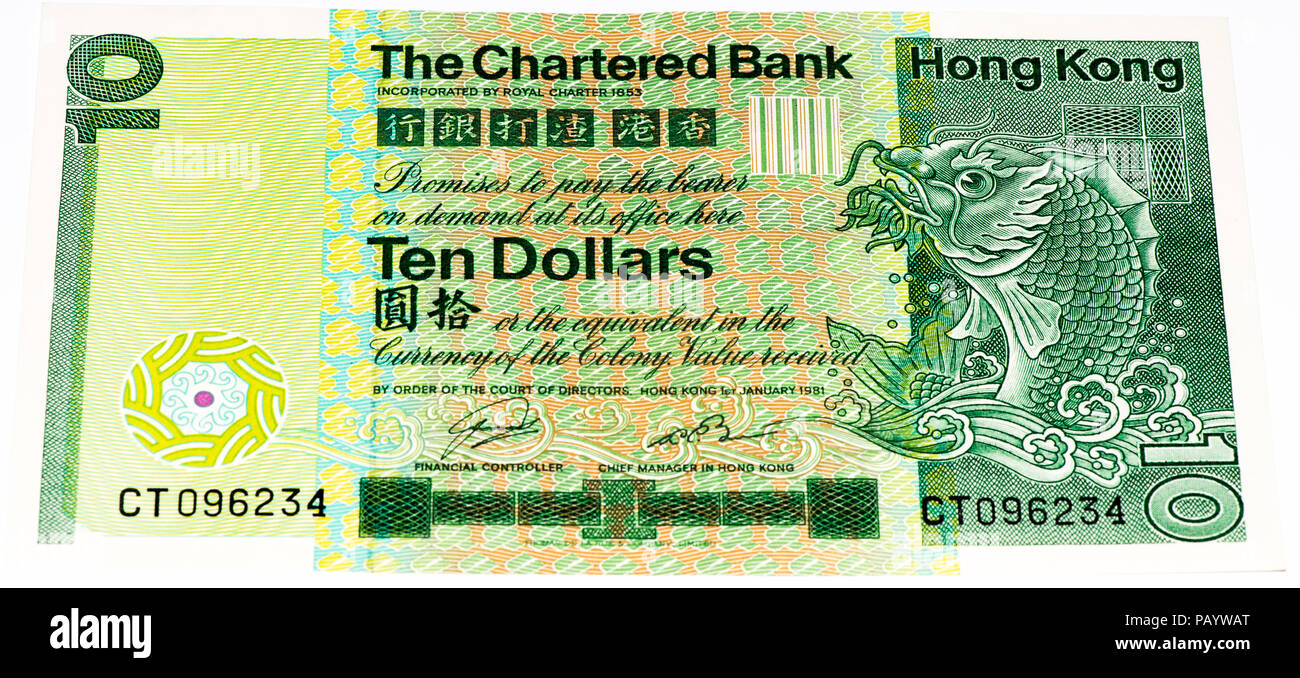 Hong kong 10 dollar banknote hi-res stock photography and images - Alamy